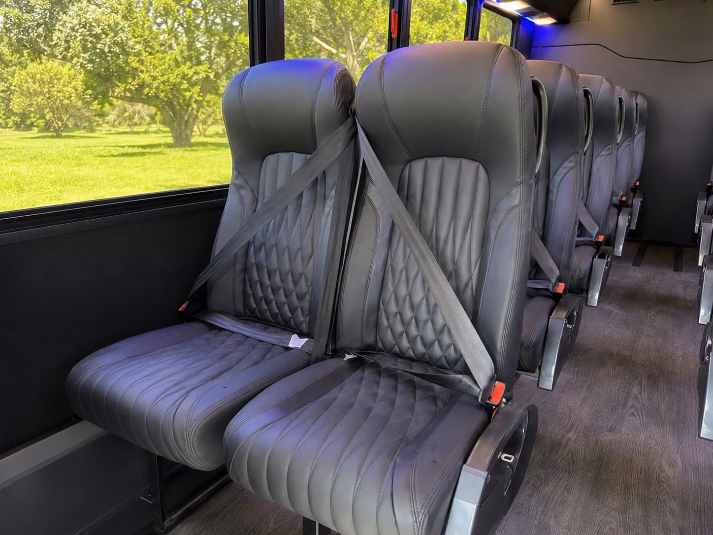 18 passenger minibus interior