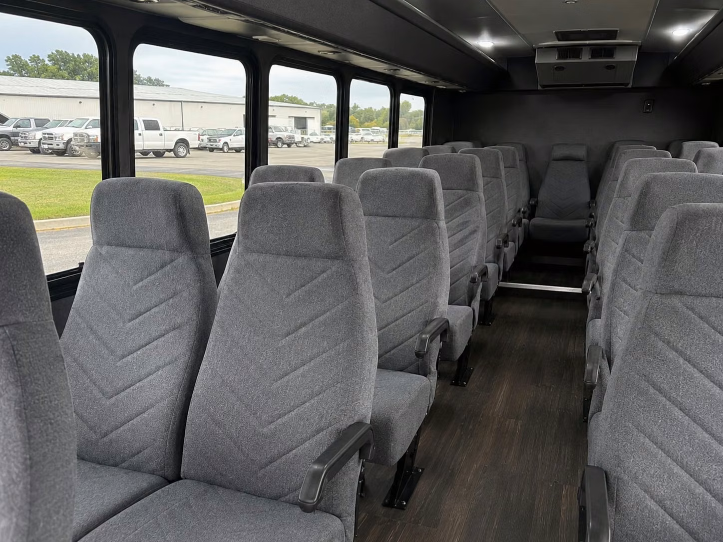 20 passenger minibus interior