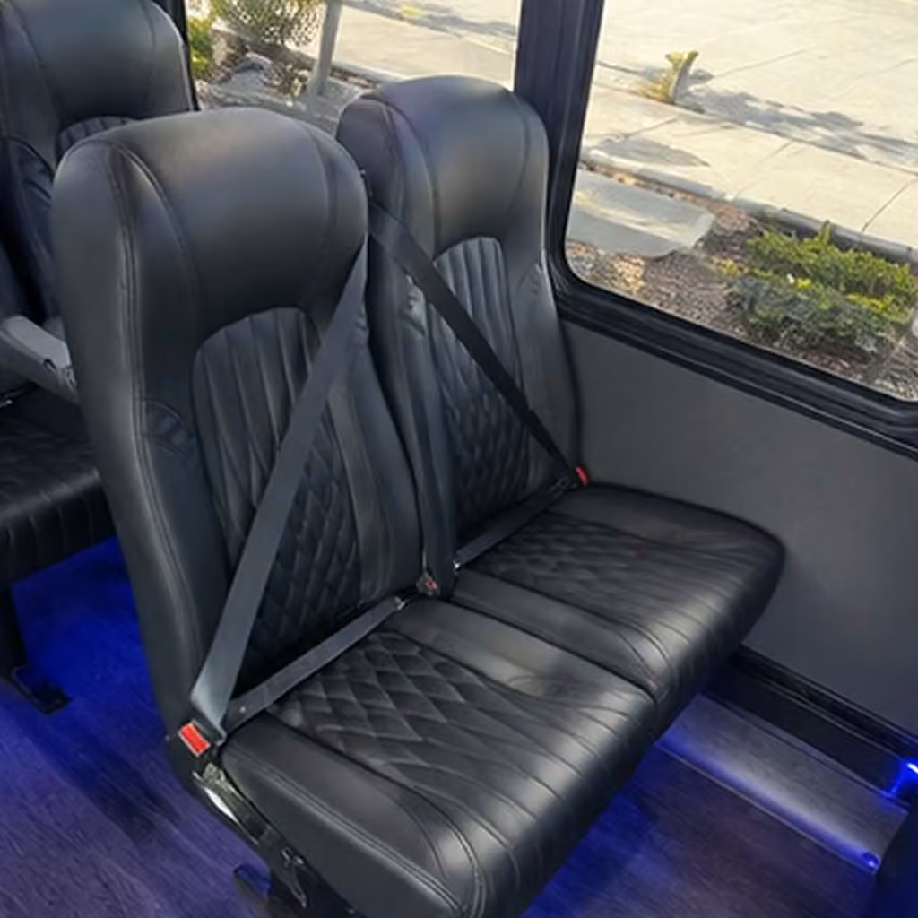 30 passenger minibus interior