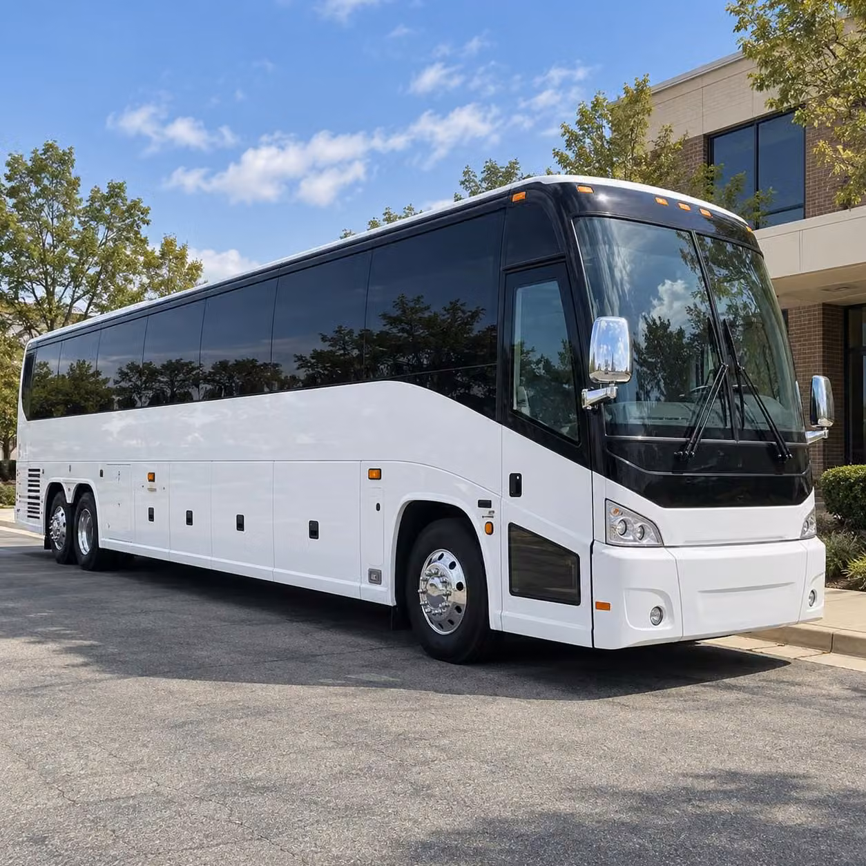 clovis charter bus interior