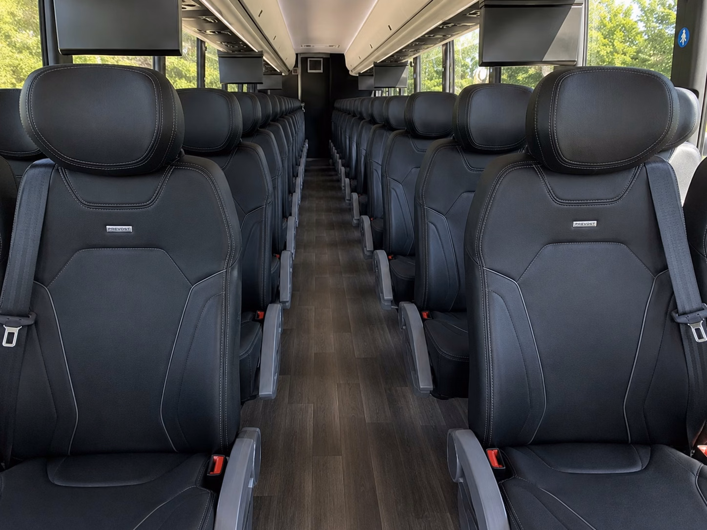 clovis charter bus rental inside